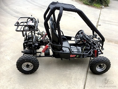 90cc Offroad Dune Buggy Quad ATV Teen Twin Seat Gokart Kids