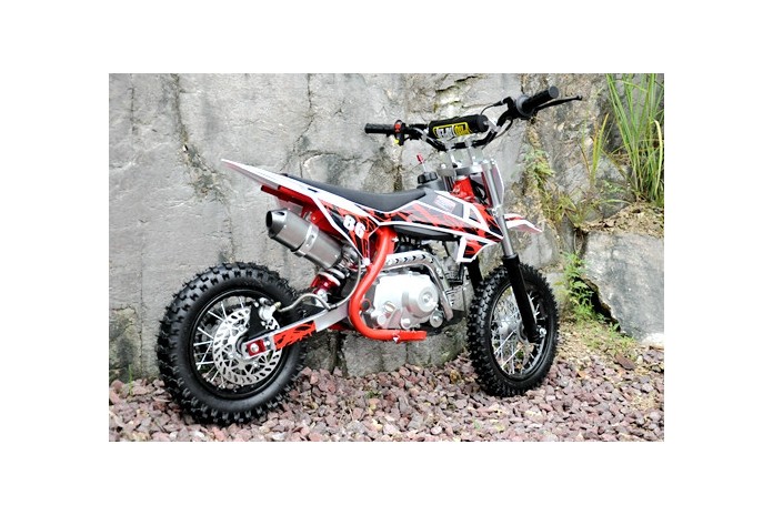 90cc Dirt Bike Trail Pit Bike Electric Start Semi Auto Junior Bike Stingray  BLU