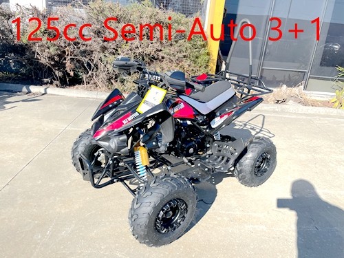 125cc atv quad 3 1 semi auto